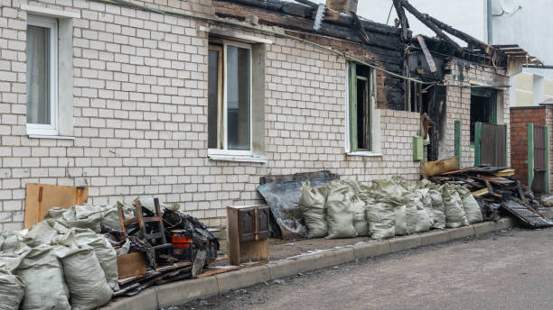 Professional Emergency Fire Cleanup technician working in Bryn Mawr, PA